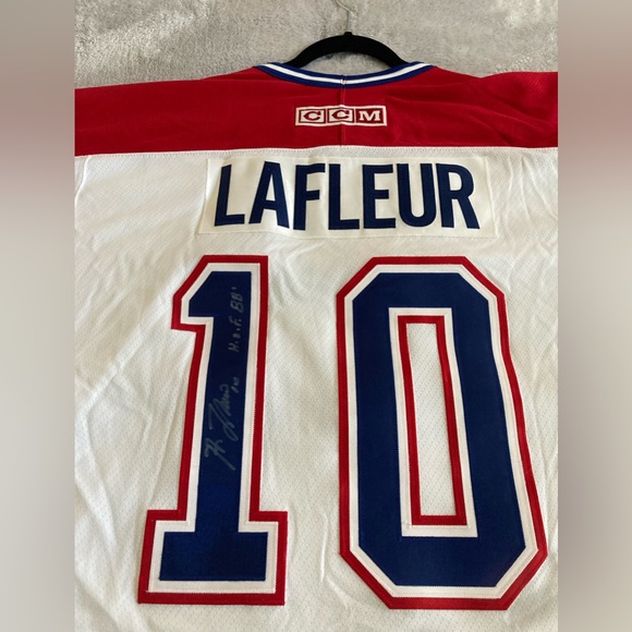 SIGNED Guy Lafleur #10 Jersey - Picture 5 of 9